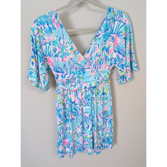 Lilly Pulitzer Parigi Skort Romper Size XXS Cabana Cocktail Resort Vacay - Picture 6 of 11